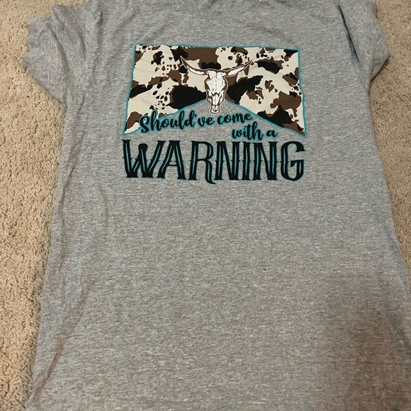 Tops - New without tags. Shouldve come with a warning